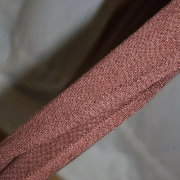 Nordstrom Medium Brown Knit V-Neck Dress Modest NWOT - Picture 15 of 15